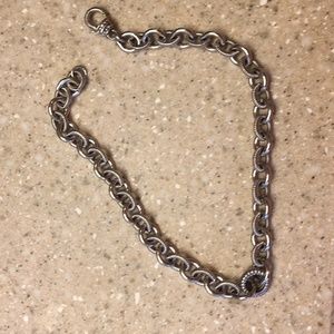 Judith Ripka, Sterling Silver 15 " Choker Necklace